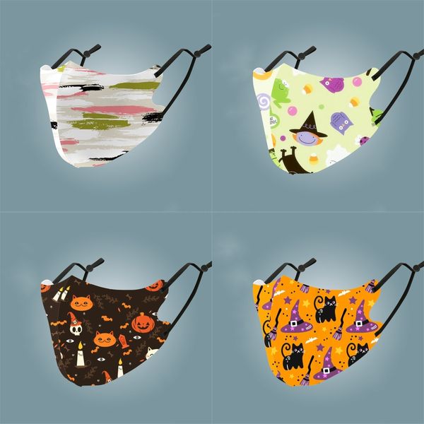 the new activated carbon dustproof clh mask lattice printing anti smog can be inserted into the breathing valve mask#737, Black